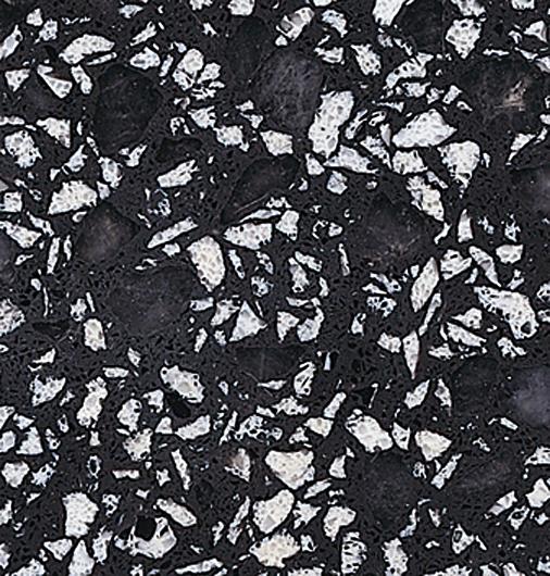 SS5820 Black & White Kitchen Quartz Worktops Glossy Surface Table Tops