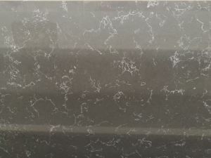China Factory Supply Carrara Grey Quartz Stone Slab
