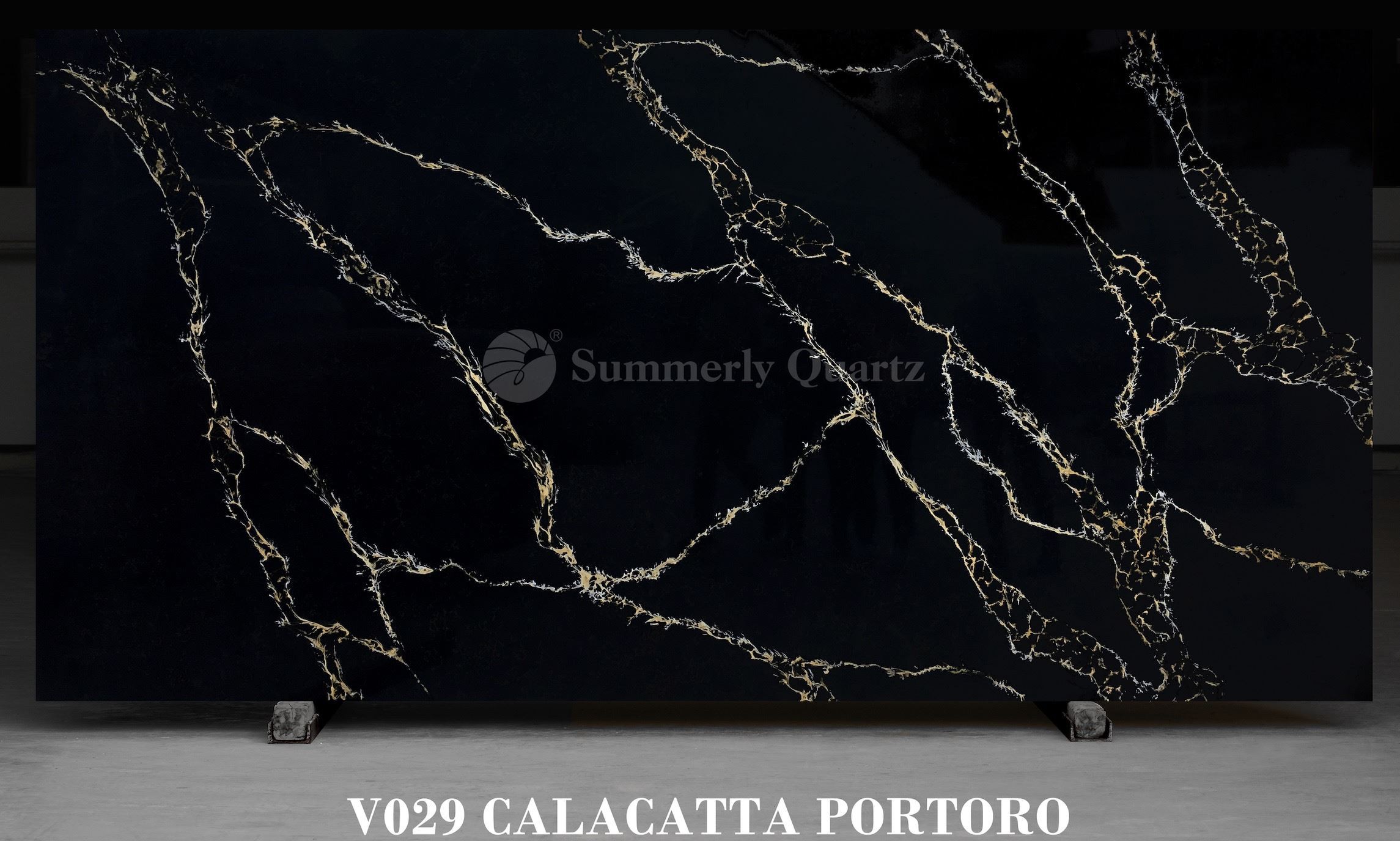 V029 Portoro calacatta