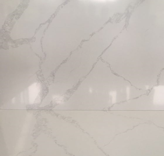 V008 Calacatta Grey Vein Quartz Slabs