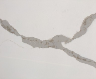 SSV130 Calacatta White Quartz Stone Popular Vein Quartz Large Slabs