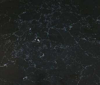 Artificial Galaxy Black Quartz Stone For Kitchen Countertop