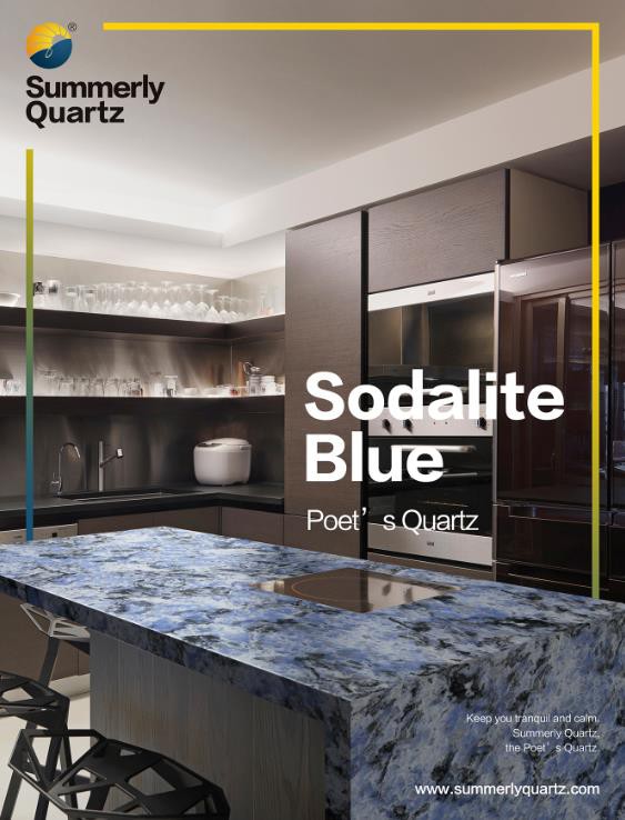 Blue Quartz Kitchen Countertops