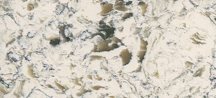 Oyster Artificial Quartz Stone For Kitchen Countertops