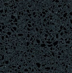 Anthra Black Engineered Quartz Stone Countertop