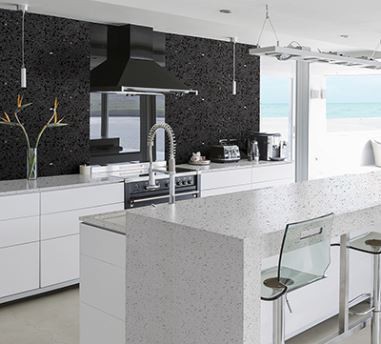 Crystal White Quartz Countertop