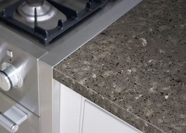 Honed Gray Quartz Countertops