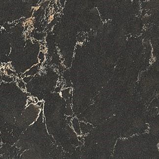 Top Quality Quartz Surface Elegant Vein Golden Black