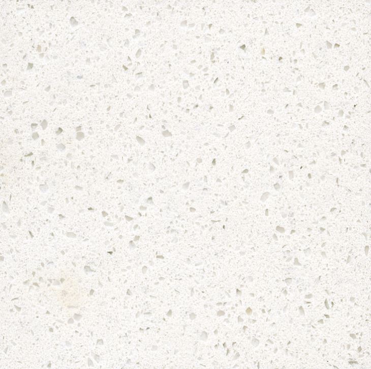 White Jumbo Size Kitchen Countertop Quartz Stone