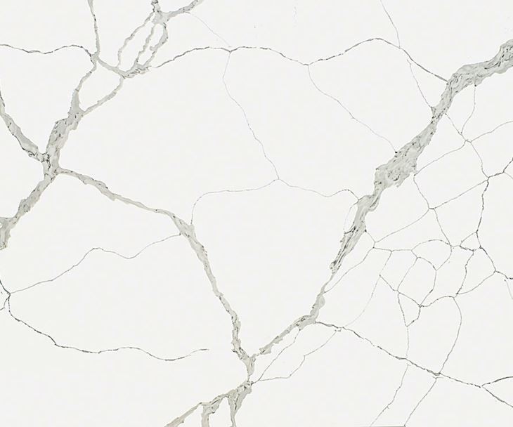 White Artificial Calacatta Quartz