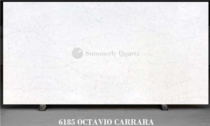 Octavio Carrara White Marble Slab