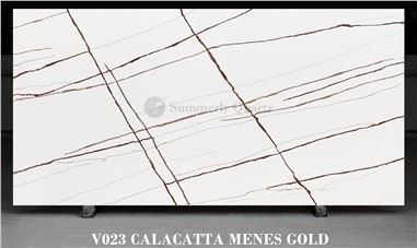 Calacatta Gold vein quartz