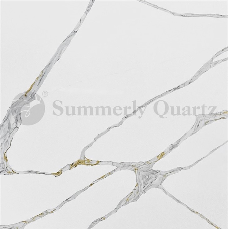 Gray Striped Golden Quartz Stone