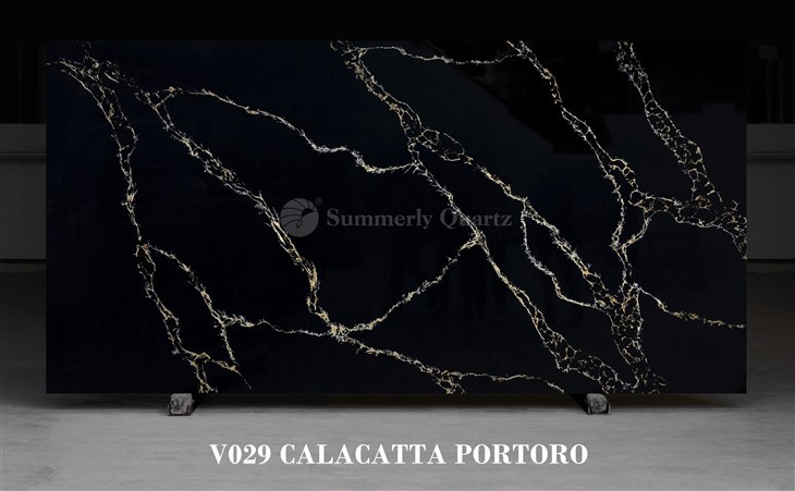 Portoro Black Kitchen Quartz